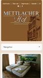 Mobile Screenshot of hotel-mettlacher-hof.de