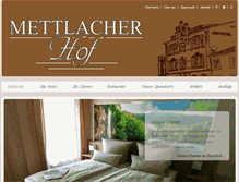 Tablet Screenshot of hotel-mettlacher-hof.de